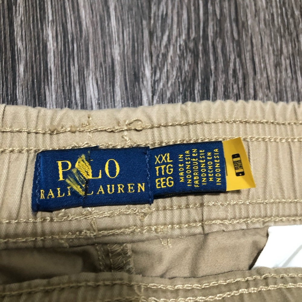 Polo Ralph Lauren Chino Joggers Tan Khaki XXL Utility Cargo - Picture 3 of 10